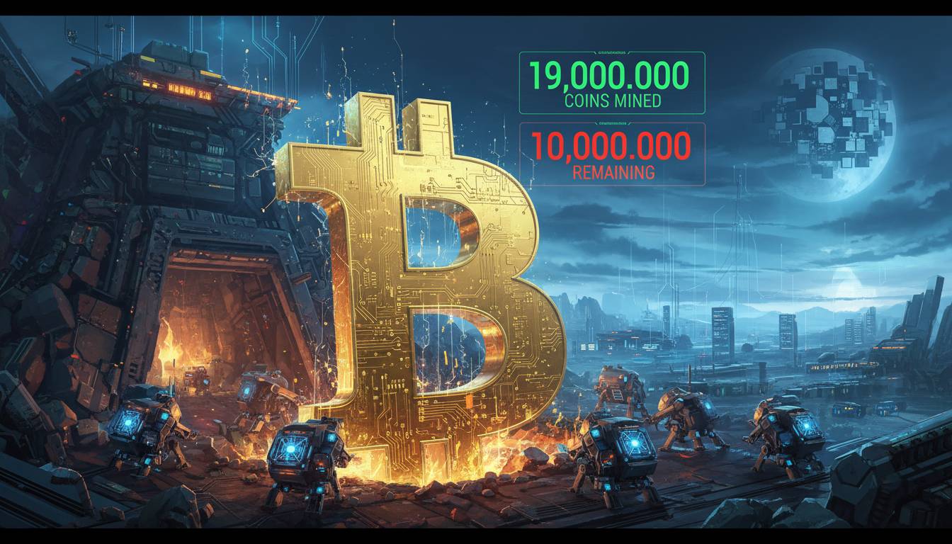 Bitcoin Approaches 20 Million Coins Mined Only 1