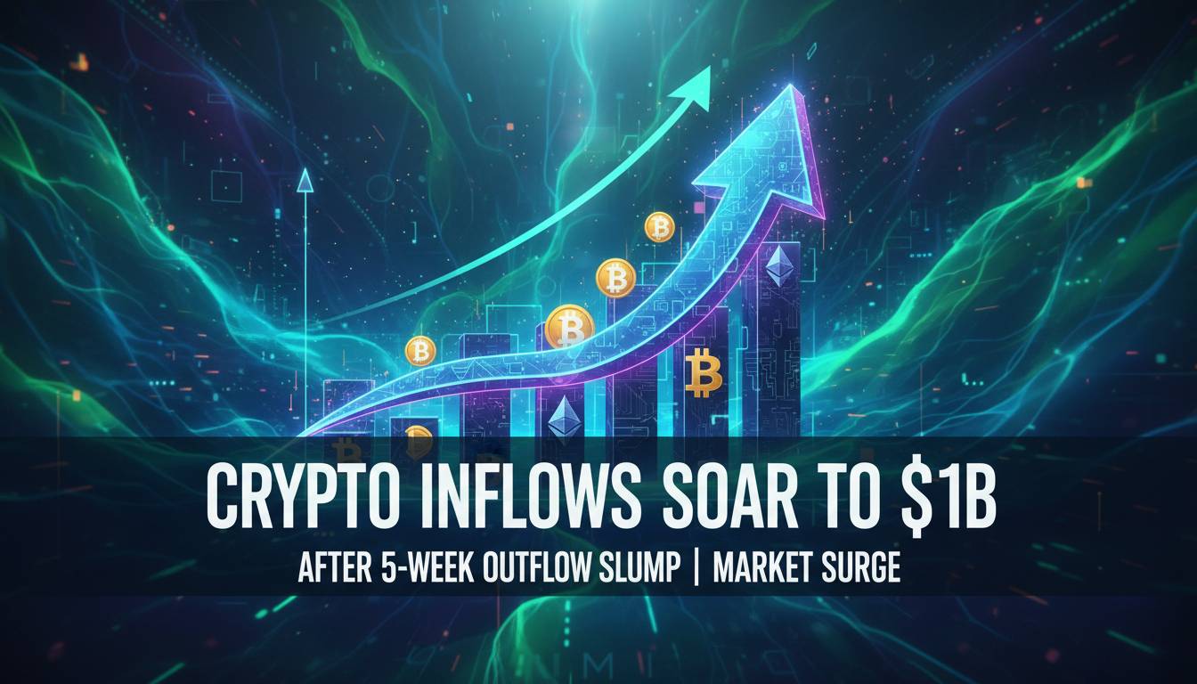 Crypto Inflows Soar To 1b After 5